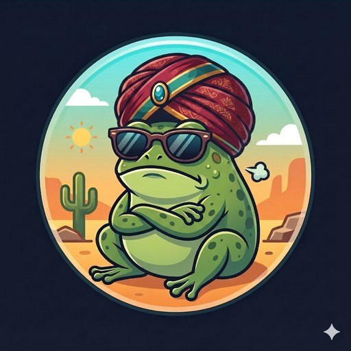 The Pesky Toad Logo